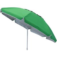 Runder Strandschirm 2 Meter mit Aluminiumpol und hellem Schattenpolyester -Tuch von PLAYANESS