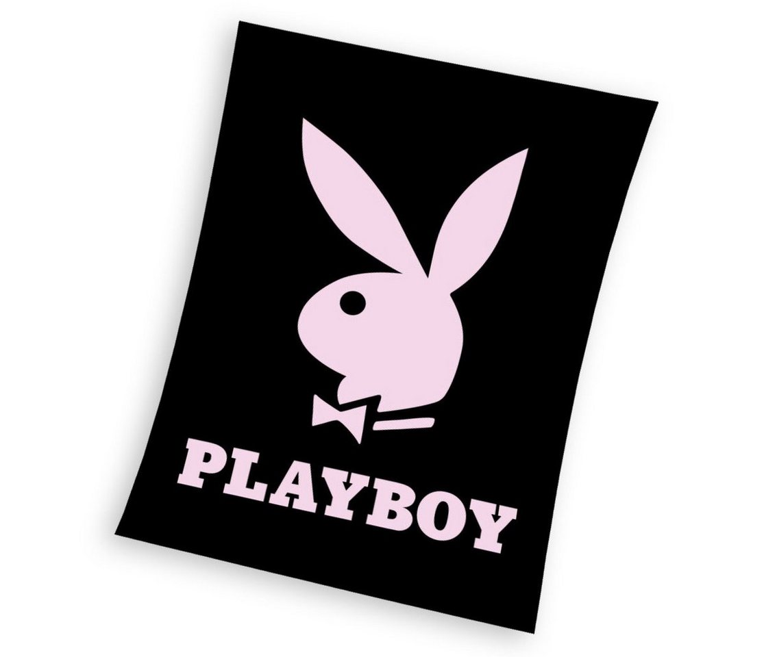 Wohndecke Playboy Fleecedecke Kuscheldecke 150 x 200 cm, PLAYBOY von PLAYBOY