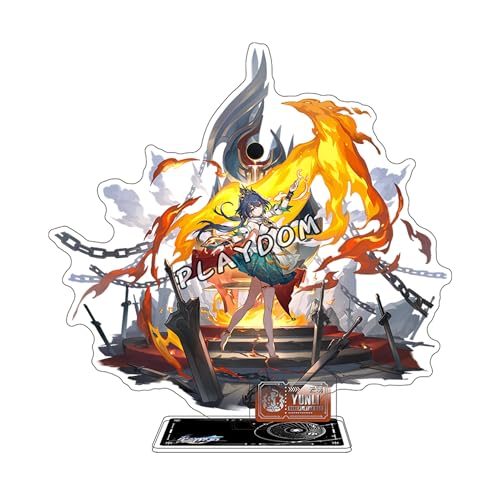 PLAYDOM Honkai Star Rail Firefly Argenti Imbibitor Lunae Acryl Stand Figur Standee Character Dekorationsd (Yunli) von PLAYDOM