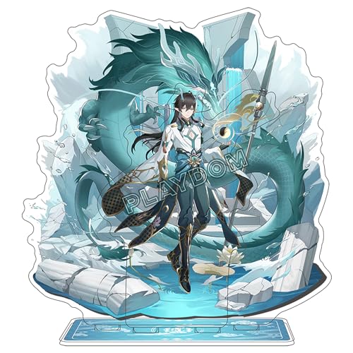 PLAYDOM Honkai Star Rail Raiden Bosenmori MEI Huohuo Jingliu Clara Firefly Ruan MEI Aventurine Dan Heng Robin Acryl Stand Figur Stand Charakter Dekorationen (Dan Heng) von PLAYDOM