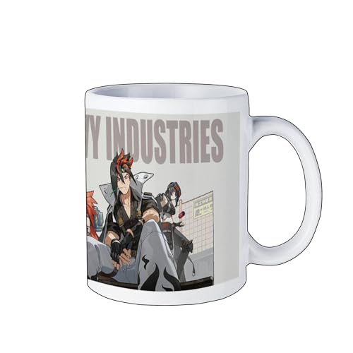 PLAYDOM Zenless Zone Zero Anby Demara Billy Kid Nekomiya Mana Von Lycaon Ellen Joe Kaffee Tassen, Tee Tasse, Keramik Kaffee Tassen für Frauen und Männer (Belobog Heavy) von PLAYDOM