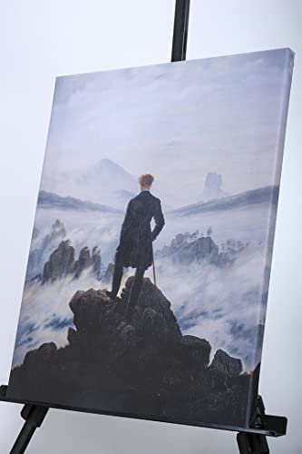 PLAYMATS Reproduktion von Caspar David Friedrich - Der Wanderer über dem Nebelmeer 50x40 cm von PLAYMATS