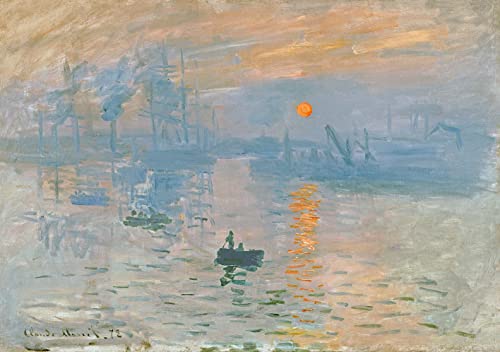 PLAYMATS Reproduction of Claude Monet - Impression, Sunrise, 60 x 40 cm von PLAYMATS