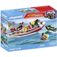 Playmobil® ACT!ON HEROES Feuerwehrboot mit Aqua Scooter 71464 von PLAYMOBIL
