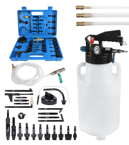 8 Liter Getriebeflüssigkeitspumpe und 26 Stück Automatikgetriebeflüssigkeit (ATF) -Fülladapter | Auffüllsystem, Dosier- und Entnahmesystem, Manuelles ATF-Füllsystem-Set 8 Liter Getriebeflüssigkeitspumpe und 26 Stück Automatikgetriebeflüssigkeit (ATF) -Fülladapter | Auffüllsystem, Dosier- und Entnahmesystem, Manuelles ATF-Füllsystem-Set von PLAYOCCAR