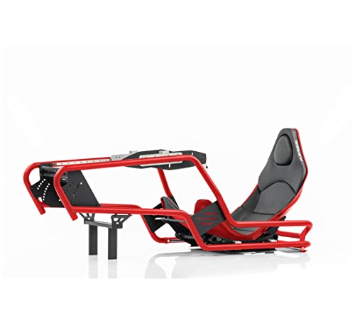 Playseat Formula Intelligence Sim Racing Cockpit | Profi Simracing Cockpit | Unterstützt Direct Drive | Mit allen Lenkrädern und Pedalen kompatibel | Für PC und Konsolen geeignet | Rote edition von PLAYSEAT
