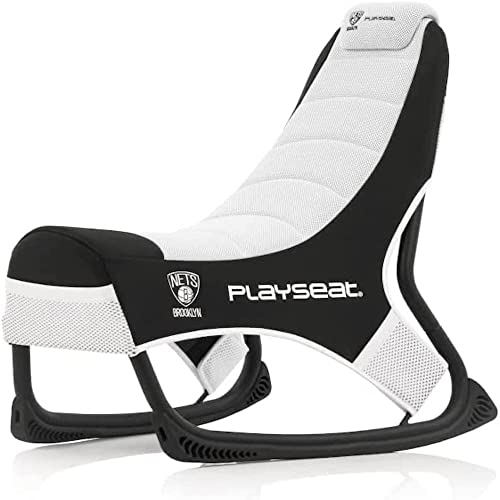 PLAYSEAT NBA Gaming Stuhl | ActiFit | MotionForce Stand für Optimalen Halt | Mehrere Taschen für einfachen Zugang | Hochwertiger Gaming Stuhl mit bestem Komfort | Brooklyn Nets Edition von PLAYSEAT
