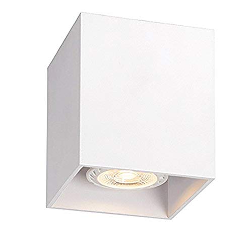 X SIM FITNESSX LED Aufbaustrahler Deckenlampe Deckenleuchte Strahler Downlight design Deckenstrahler flur GU10 CE 230v (weiß) von X SIM FITNESSX
