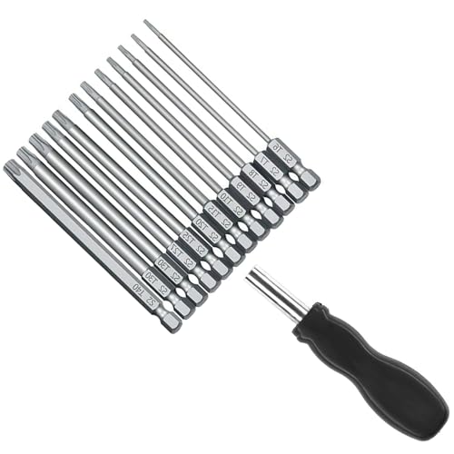 100 Mm Hexagonale Bits Fahrer Manipulationssicheres Sicherheitsbohrer Magnetbit Set Schraubendreher Mit Für Handschraubendreher Hohlschaftbohrer Bohrer Bits von PLCPDM