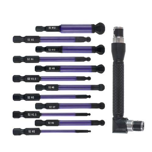 12pcs Hexagonaler Schraubendreher Langes Bit Set Allen Schrren 12pcs Hexagonaler Schraubendreher Langes Bit Set Allen Schrren von PLCPDM
