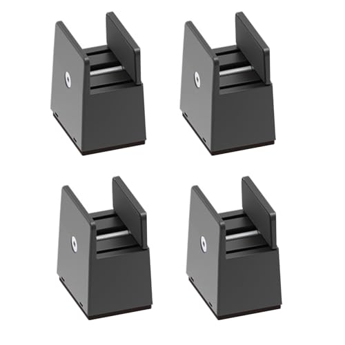 2 Zoll Robuste Plastikbettlifter Mit Stabilen Basis Tragbare Möbel Risers Set Von 4 Für Sofa Tischschreibtisch Aufbewahrungsbett Möbel Risers von PLCPDM