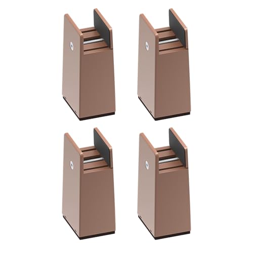2 Zoll Robuste Plastikbettlifter Mit Stabilen Basis Tragbare Möbel Risers Set Von 4 Für Sofa Tischschreibtisch Aufbewahrungsbett Möbel Risers von PLCPDM