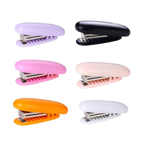 6 Stück Tacker Lovely Small Hefter Desktop Hefter Dekorative Hefter Büro Home Hefter Tragbarer Hefter von PLCPDM