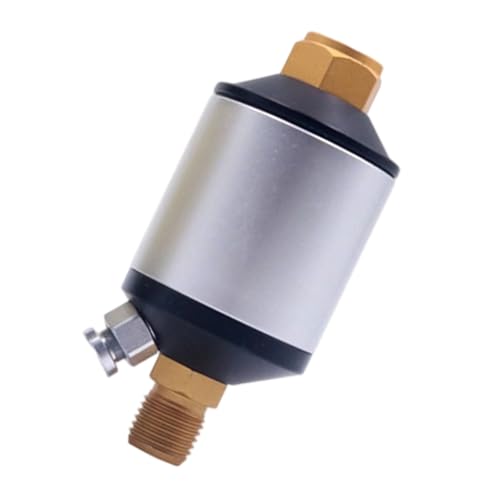 Druckluft-Werkzeug, schützender Luftkompressor, Wasserabscheider, Filter, 6,35 mm Anschlüsse, Partikelentfernung für Farbsprüher, Aluminium-Wasserabscheider Druckluft-Werkzeug, schützender Luftkompressor, Wasserabscheider, Filter, 6,35 mm Anschlüsse, Partikelentfernung für Farbsprüher, Aluminium-Wasserabscheider von PLCPDM