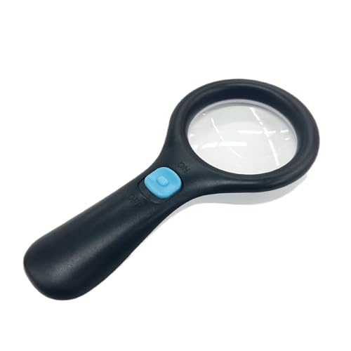 Explorers Lupe Glass 10x Objektiv 3 LED Leichtes Leichte Praktische Werkzeug Für Outdoor Learning Science Beobachtung Geschenk von PLCPDM