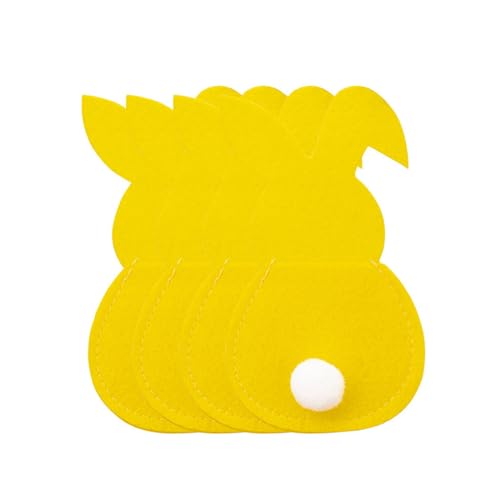Filz Bestecktaschen Bestecktasche Saugfähig Besteck Aufbewahrung Halter Bestecktaschen mit Schwanz für Partys von PLCPDM