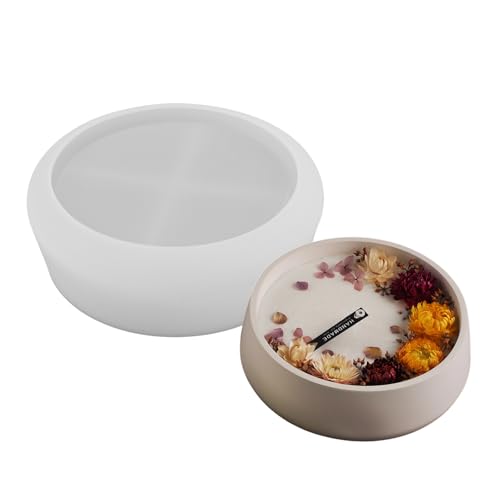 Flexible Robuste Silikon Epoxidharzkasten Formen Rund Geformte Tablettschalen Für Handwerk Und Hausdekoration Beton Beton Flexible Robuste Silikon Epoxidharzkasten Formen Rund Geformte Tablettschalen Für Handwerk Und Hausdekoration Beton Beton von PLCPDM