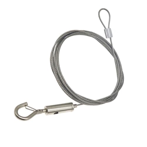 Flexibles Edelstahlkabel Wohnaccessoire zum sicheren Aufhängen von Bilderrahmen und Licht in verschiedenen Einstellungen Flexibles Edelstahlkabel Wohnaccessoire zum sicheren Aufhängen von Bilderrahmen und Licht in verschiedenen Einstellungen von PLCPDM