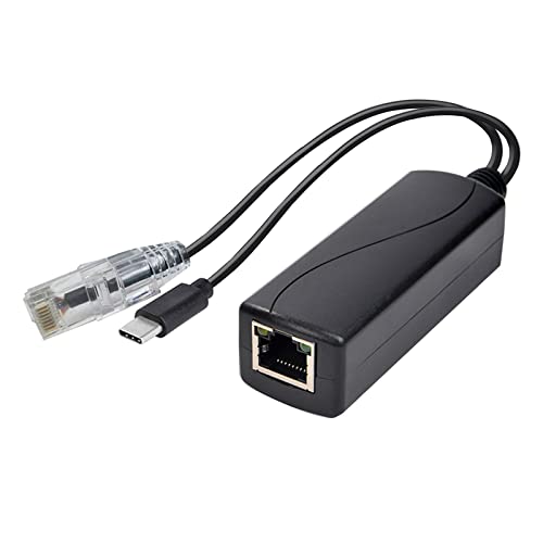 Gigabit-Splitter, 1000 m auf 5 V, 2,4 A, Trenner, Typ C, DC5521, USB-Netzstecker, weit verbreitete Anwendung von PLCPDM