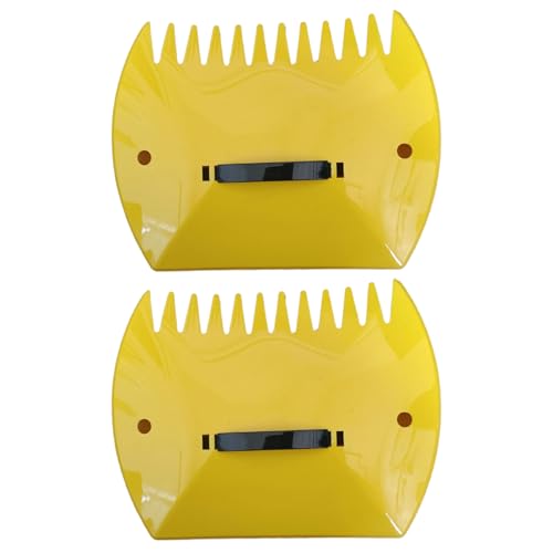 Große Kunststoff Handheld Rakes Zum Aufnehmen Von Blättern Gartenblattgürtchen Blattkollektor Gartenblattschaufeln Mit von PLCPDM