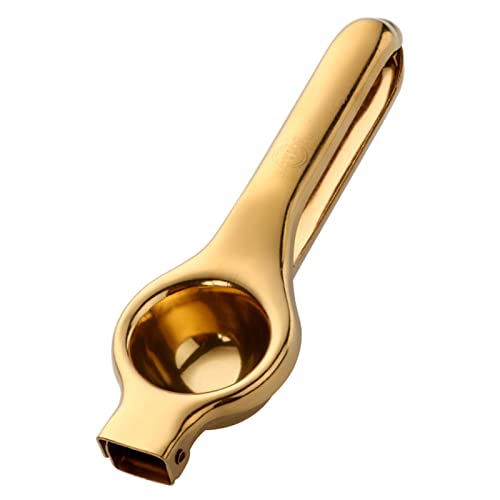 Handgepresste Obstpresse aus Edelstahl, manuelle Zitronenpresse für Zuhause, tragbar, praktisch, Küche, Mini-Mixer, Zitronenpresse, manuell, Edelstahl von PLCPDM