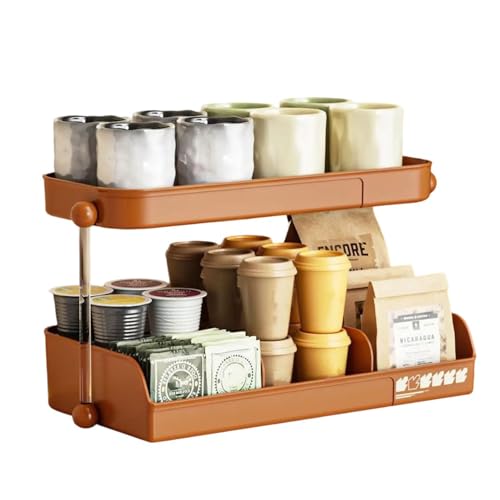 Multifunktionaler Tassenhalter Kaffeetasse Display Plastik 2 Stufe Desktop Snacks Lagerregal Für Küche Home Freistehende Gewürze Multifunktionaler Tassenhalter Kaffeetasse Display Plastik 2 Stufe Desktop Snacks Lagerregal Für Küche Home Freistehende Gewürze von PLCPDM