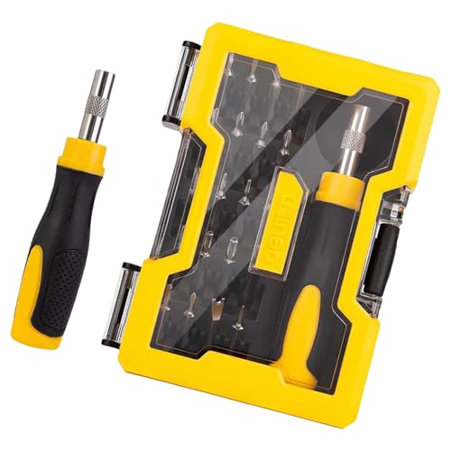 Multifunktions-Reparatur-Werkzeug-Set für Telefon-Uhren, PC, mit austauschbarem Stahl-Bit, kompaktes Design, multifunktional, präzises Schraubendreher-Set für Elektronik-Reparatur Multifunktions-Reparatur-Werkzeug-Set für Telefon-Uhren, PC, mit austauschbarem Stahl-Bit, kompaktes Design, multifunktional, präzises Schraubendreher-Set für Elektronik-Reparatur von PLCPDM