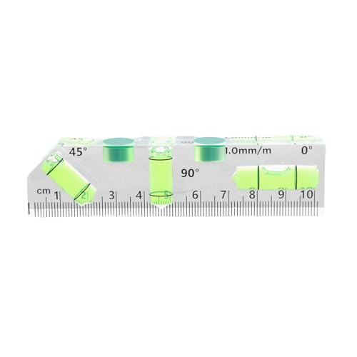 Nivellierwerkzeug mit 90°/180° Blase, starke Basis, Tasche, Acryl, Check-Blasen-Werkzeug für Mechaniker, Holzbearbeitung Nivellierwerkzeug mit 90°/180° Blase, starke Basis, Tasche, Acryl, Check-Blasen-Werkzeug für Mechaniker, Holzbearbeitung von PLCPDM