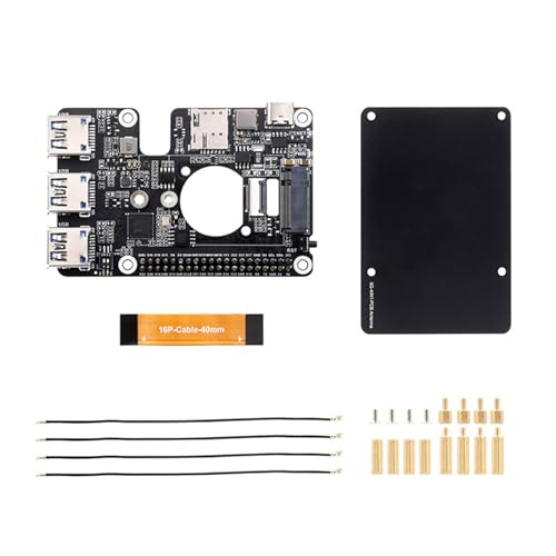PLCPDM PCIe USB-3.2-HAT+ Adapter 5-Modul Anschlusskarte USB3.2-Adapterplatine Desktops PLCPDM PCIe USB-3.2-HAT+ Adapter 5-Modul Anschlusskarte USB3.2-Adapterplatine Desktops von PLCPDM