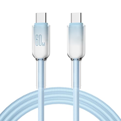 PLCPDM 100/200 Cm Lang 60w Eiskristall Datenkabel C Ladungskabel Draht Unterstützung PD30W Für USB C Telefone Laptops Tabletten von PLCPDM