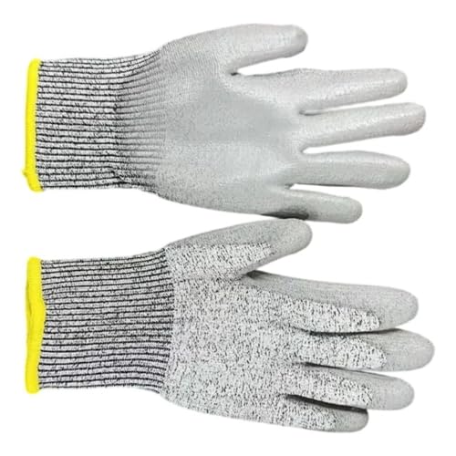 PLCPDM 2 Paare Hohe Leistungen Arbeiten Schnittschutzhandschuhe Schnitthandschuhe Schneiden Schützte Handschuhe Atmungsaktive Handschuhe Schnitt Resistente Handschuhe von PLCPDM