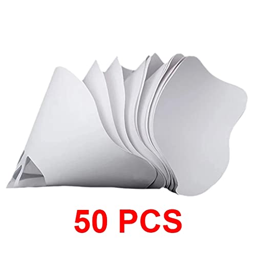 PLCPDM 50 Stück Trichterpapier Zubehör Weiß Verdickter Filter Photohärtendes Verbrauchsharz von PLCPDM