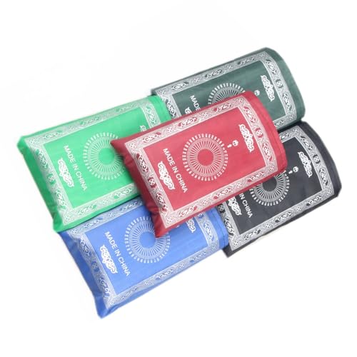 PLCPDM 5pcs Gebetsmatte Set Kompassierter Optionaler Wasserdichter Polyester Teppich Für Reisen Und Outdoor Anbetung 60x100 cm PLCPDM 5pcs Gebetsmatte Set Kompassierter Optionaler Wasserdichter Polyester Teppich Für Reisen Und Outdoor Anbetung 60x100 cm von PLCPDM