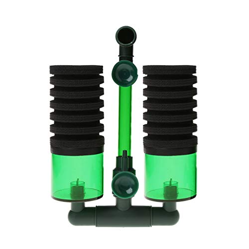 PLCPDM Biochemischer Schwammfilter für Aquarien, leise, mit 2 Saugnäpfen, Wasserfilter, Camping von PLCPDM