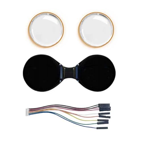 PLCPDM Double Eye 0 71 Zoll Runder LCD Bildschirm Für Wearables Elektronik Doppeltes Elektronisches Auge von PLCPDM