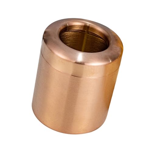 PLCPDM Edelstahl Miniatur Mülleimer 1 5 L Kapazität Mit Loch Deckel Design Fit Schreibtisch Arbeitsplatten Schlafzimmer Und Badezimmer Schreibtisch Mülleimer Edelstahl von PLCPDM