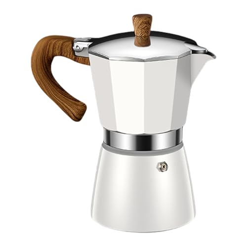 PLCPDM Effiziente Mocha Töpfe 300 Kapazität Kaffeemaschine Edelstahl Textur Geeignet Für Kaffeeliebhaber Und Versammlungen von PLCPDM