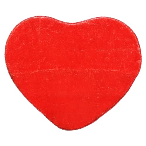 PLCPDM Elegante Herz-Lippenmatte, Valentinstag-Bodenmatte, dekorative Fußmatte, rutschfester Teppich für Wohnzimmer, Sofa, Badezimmer, Heimdekoration PLCPDM Elegante Herz-Lippenmatte, Valentinstag-Bodenmatte, dekorative Fußmatte, rutschfester Teppich für Wohnzimmer, Sofa, Badezimmer, Heimdekoration von PLCPDM