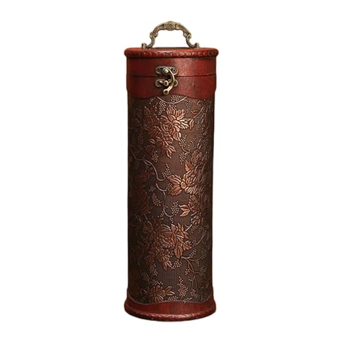 PLCPDM Europäische Designs stabile Holz-Weinvitrine mit weichem Futter für Weinliebhaber und Sammler, Aufbewahrungslösung PLCPDM Europäische Designs stabile Holz-Weinvitrine mit weichem Futter für Weinliebhaber und Sammler, Aufbewahrungslösung von PLCPDM
