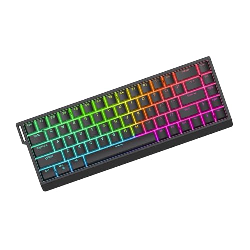 PLCPDM HE65 Advanced Corded Mechanical Keyboard With Switches Ensuring Quick Action And Smooth Operates For Gamers PLCPDM HE65 Advanced Corded Mechanical Keyboard With Switches Ensuring Quick Action And Smooth Operates For Gamers von PLCPDM