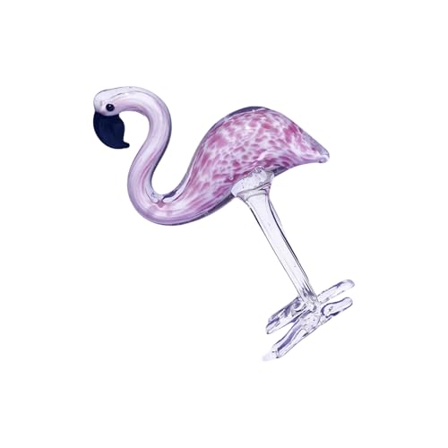 PLCPDM Handcrafts Glas Flamingos Statue Elegante Tierfigur Glaskunst Jahrestag Valentinstag Paare Freundin Glas Ornament PLCPDM Handcrafts Glas Flamingos Statue Elegante Tierfigur Glaskunst Jahrestag Valentinstag Paare Freundin Glas Ornament von PLCPDM