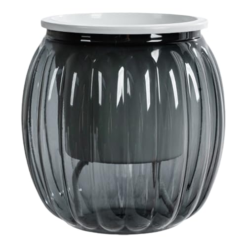 PLCPDM Klare Kürbisform Blumentöpfe Verdickte Sichtbare Wasserspiegel Lazy Priming Basin Desktop Ornamente Dekorative Garten Pflanzer von PLCPDM