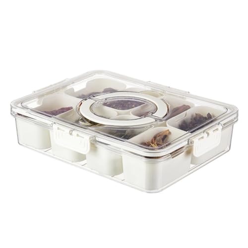 PLCPDM Küchen-Organizer und Aufbewahrungsbehälter, Kunststoff, Gewürzbox, Gewürzglas mit Deckel, Gewürzflasche für Küchenbedarf von PLCPDM