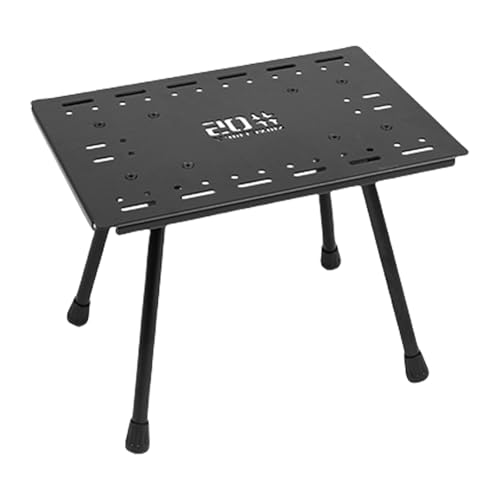 PLCPDM Multifunktionaler Outdoor Campingschreibtisch Verstellbarer Grillschreibtisch Klapptisch Tragbare Aluminiumlegierungen Klappstuhl von PLCPDM