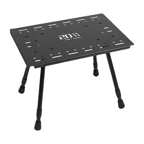 PLCPDM Multifunktionaler Outdoor Campingschreibtisch Verstellbarer Grillschreibtisch Klapptisch Tragbare Aluminiumlegierungen Klappstuhl von PLCPDM