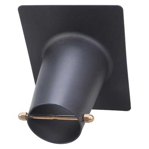 PLCPDM Regenkette Dachrinnenadapter Schwarz Edelstahl Textur Dachkette Downspout Regenkette Integration Für Den Outdoor von PLCPDM