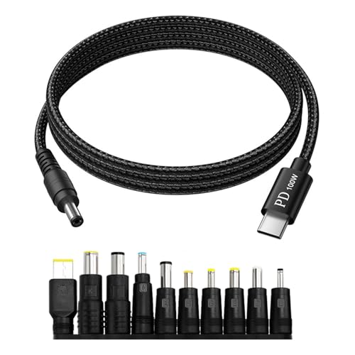 PLCPDM Typ C Bis DC5521 5.5x2 1 Mm Stromkabel 200cm 10 Adapter PD20V5A 100W Für Verschiedene Elektronische Geräte Effizient PLCPDM Typ C Bis DC5521 5.5x2 1 Mm Stromkabel 200cm 10 Adapter PD20V5A 100W Für Verschiedene Elektronische Geräte Effizient von PLCPDM