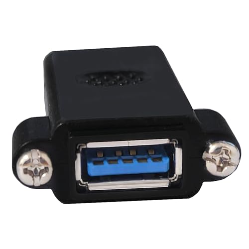 PLCPDM USB3.0 Weibliche Bis Weibliche Erweiterung Koppler Adapter Mit Panel Mount Löcher Anschluss Für Desktop Motherboard Erweiterung von PLCPDM