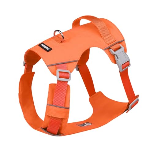 PLCPDM Wasserabweisendes Hundegeschirr, Brustgurt, Haustierweste, Geschirr für Spaziergänge, Training, reflektierend, mit Schnallen, NoPull Hund von PLCPDM