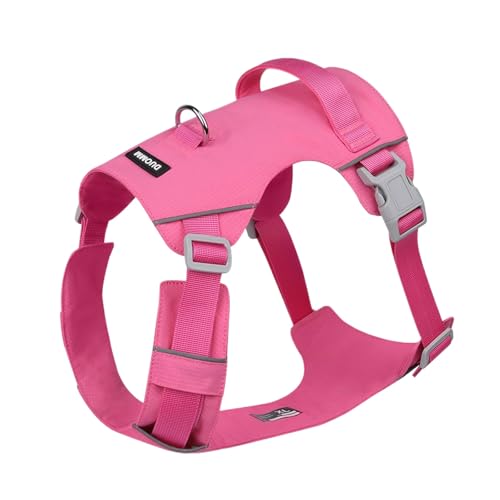 PLCPDM Wasserabweisendes Hundegeschirr, Brustgurt, Haustierweste, Geschirr für Spaziergänge, Training, reflektierend, mit Schnallen, NoPull Hund von PLCPDM